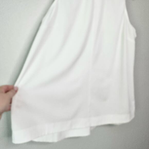Athleta Boundless Tank bright white adjustable sleeveless women’s size large - Picture 4 of 14